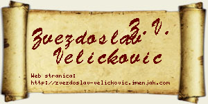 Zvezdoslav Veličković vizit kartica